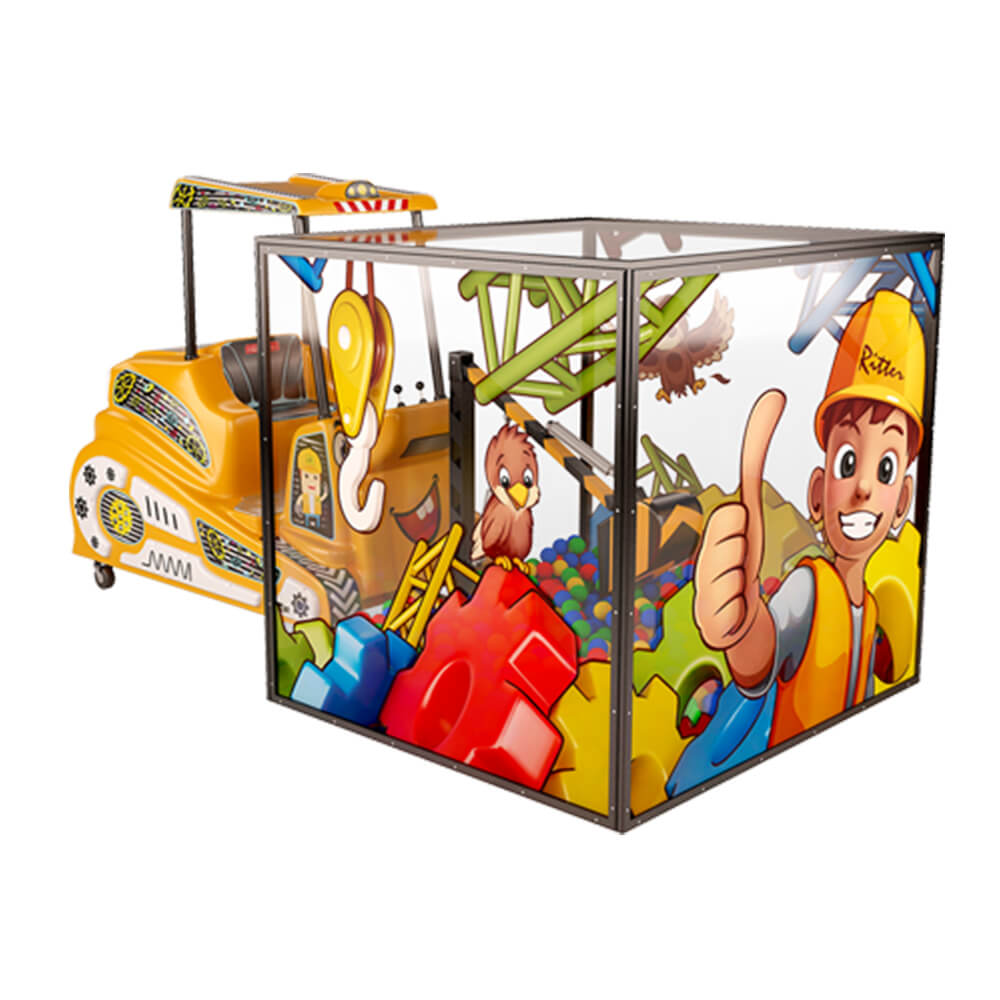 Mini Excavator with Polycarbonate Cage | Twister Amusement